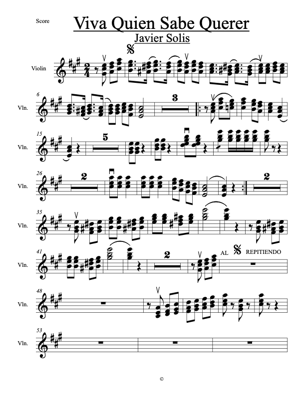 La imagen puede contener una previsualizacion de una partitura